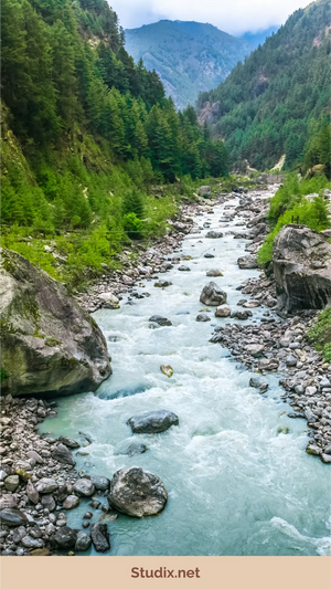 Major Rivers and Mountains